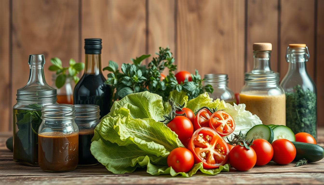 Zutaten für Salatdressings